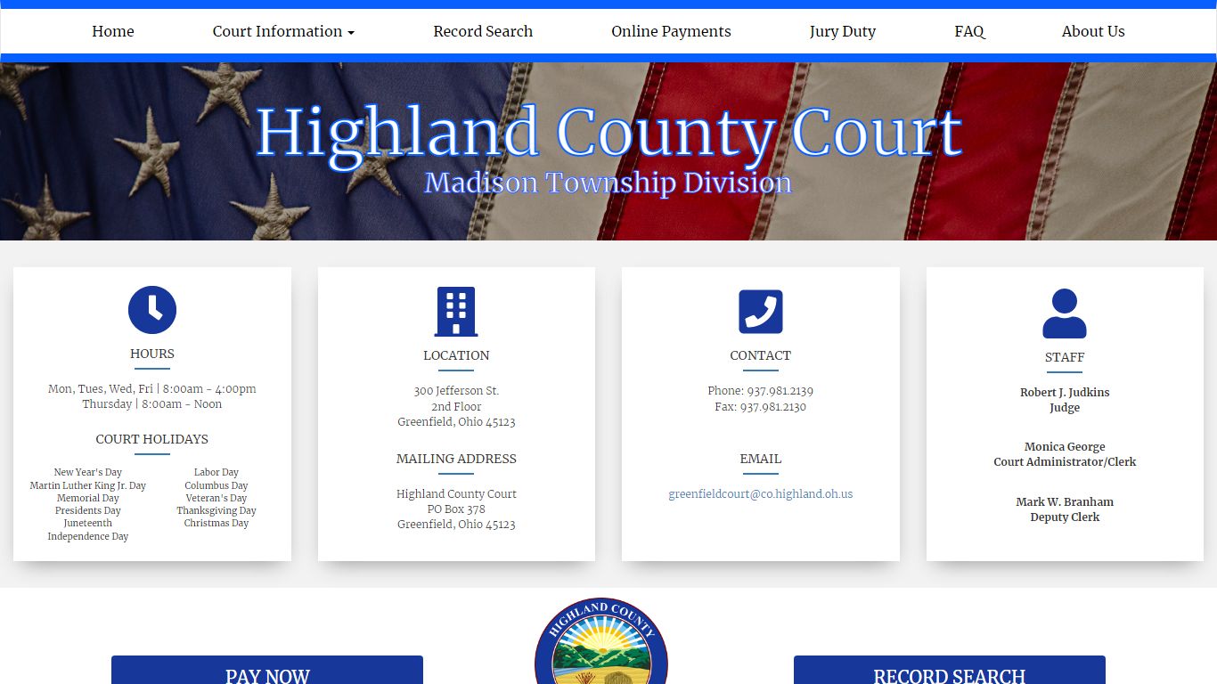 Highland County Court